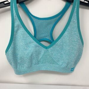 Zensah Sz S Set of 3 Sports Bra Maroon Gray & Teal